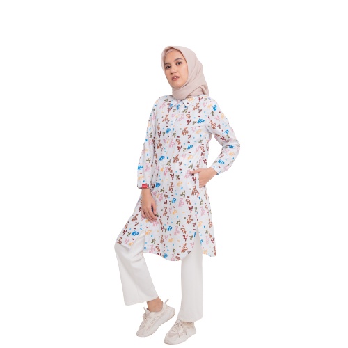 Dauky - Atasan Wanita L Tunik Dezra Pixelaria