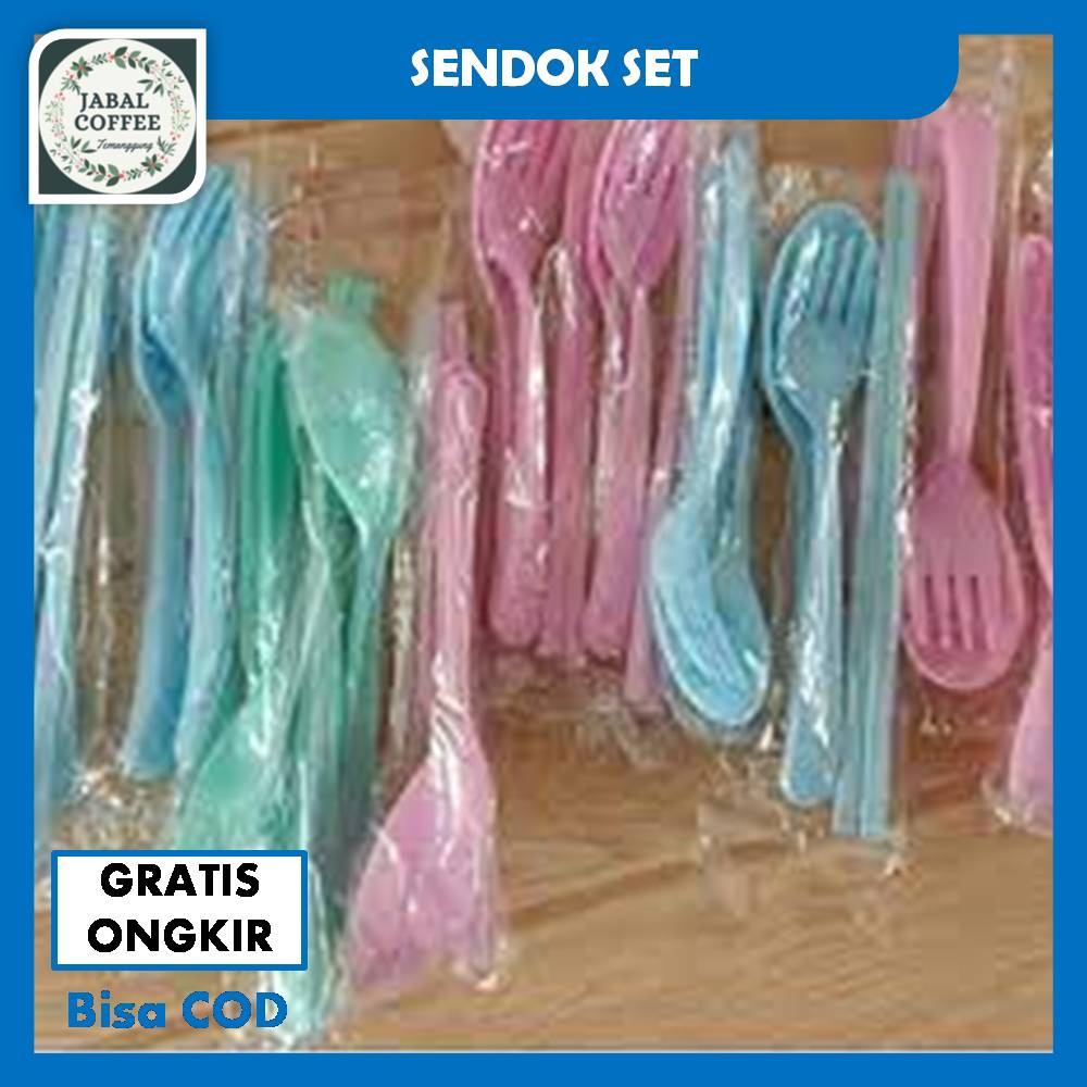 Set Alat Makan / Sendok Makan Sumpit Garpu Sendok / Alat Makan Sendok Garpu Sumpit J53