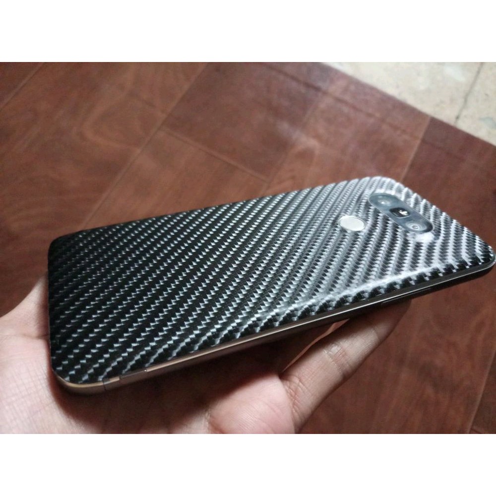 AKSESORIS HP MURAH Garskin Carbon 4D LG G5 G5SE All Handphone
