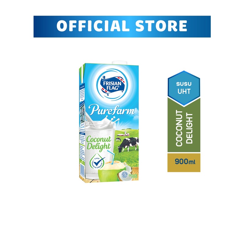 

Frisian Flag Susu Cair Uht Coconut Delight 900Ml - Alhanan/04