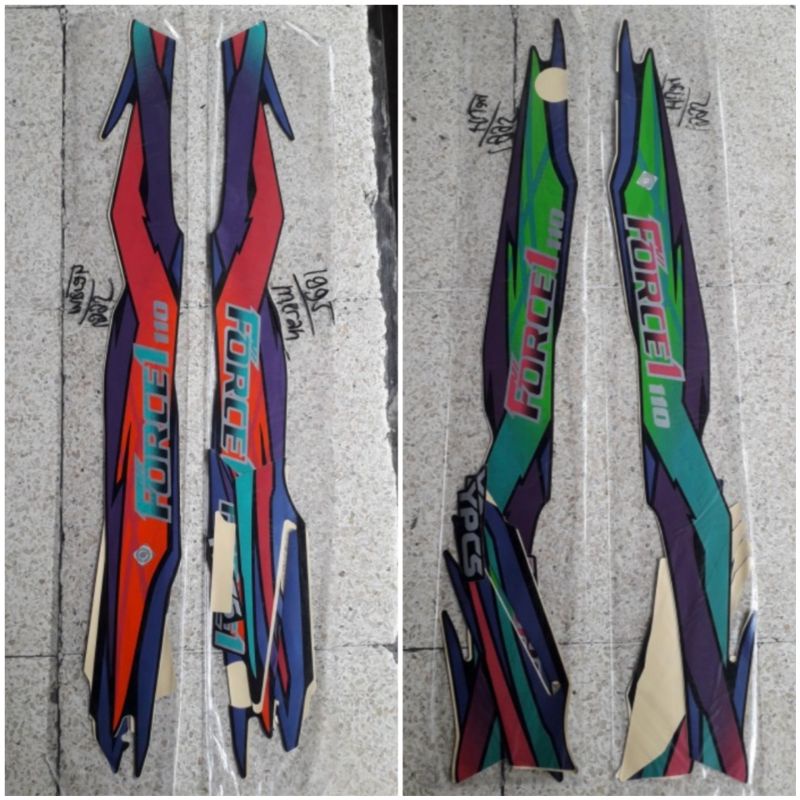 striping sticker yamaha Force 1 / force1 / force one 1995 1996