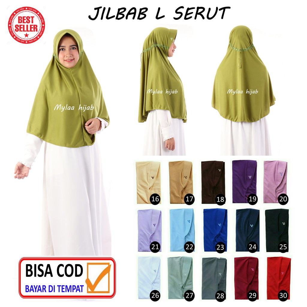 Kerudung Rabbani Hemy Jilbab Anak Sekolah Model Serut Shopee