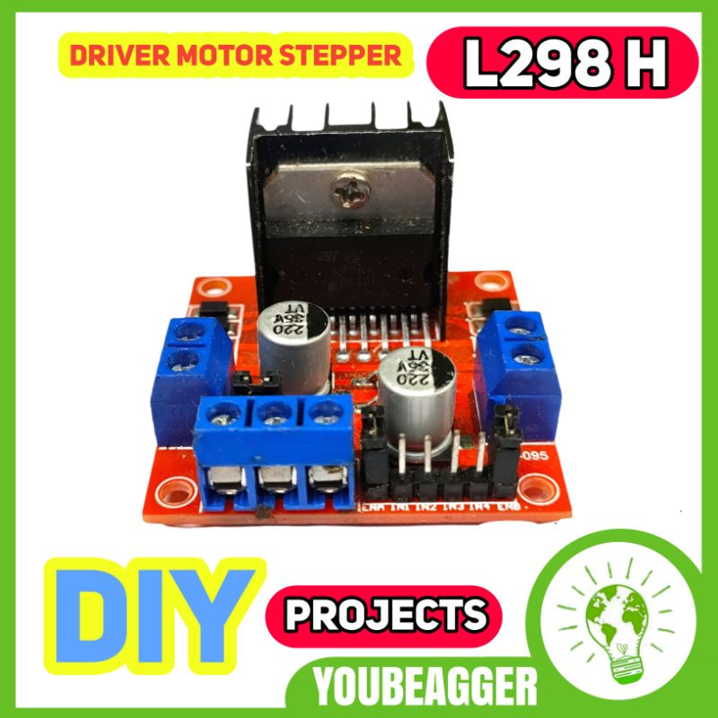 Driver motor stepper L298 H projects arduino dll