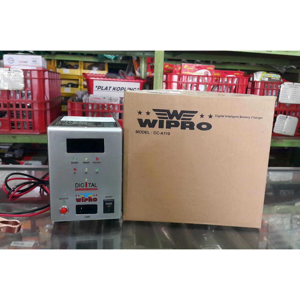 Charger Accu - Cas Aki WIPRO 20 A Buat Mobil dan Motor