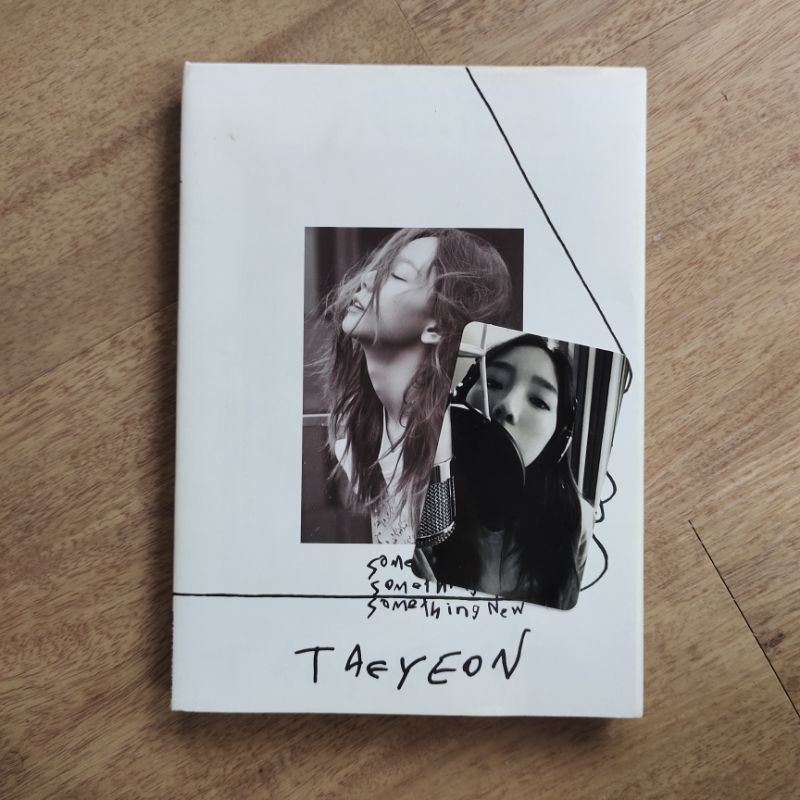 taeyeon - something new album with photocard // pc photo card fine my voice invu blue orange envy wh