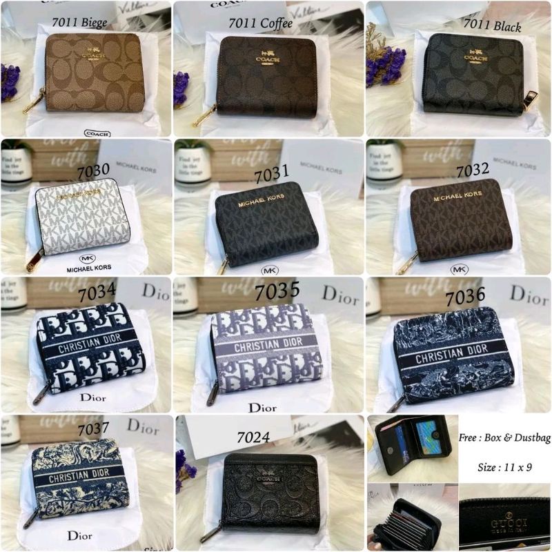 Dompet dior lengkap dengan box