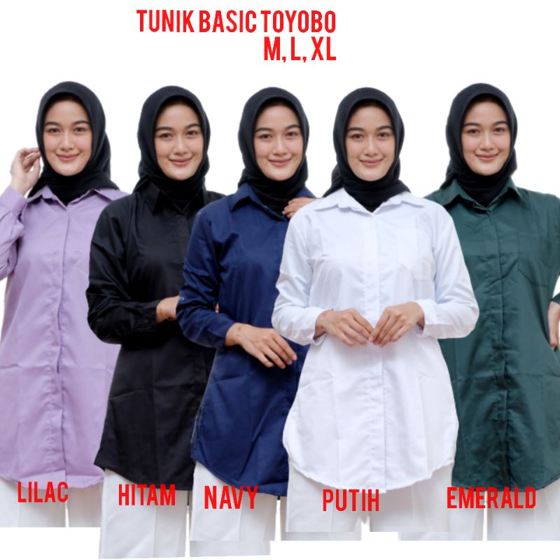 TUNIK POLOS TOYOBO TERBARU MURAH