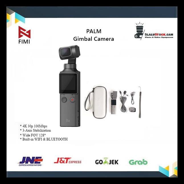{BISA COD} FIMI Palm 3-Axis 4K HD Handheld Gimbal Pocket Wi-Fi Bluetooth COMBO TERMURAH Kode 813