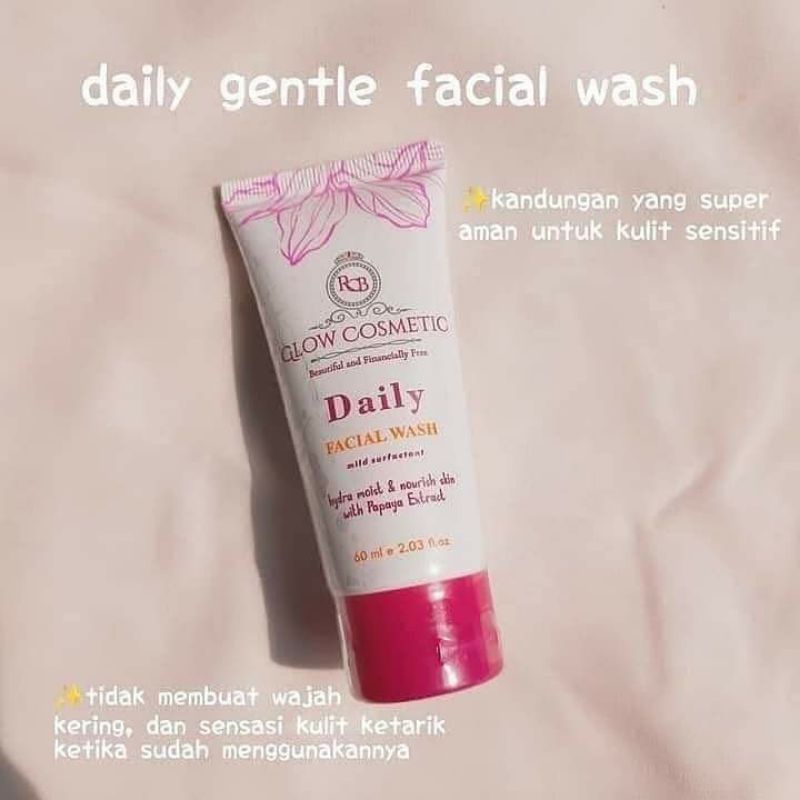 (COD) DAILY GENTEL FACIAL WASH RCB GLOW