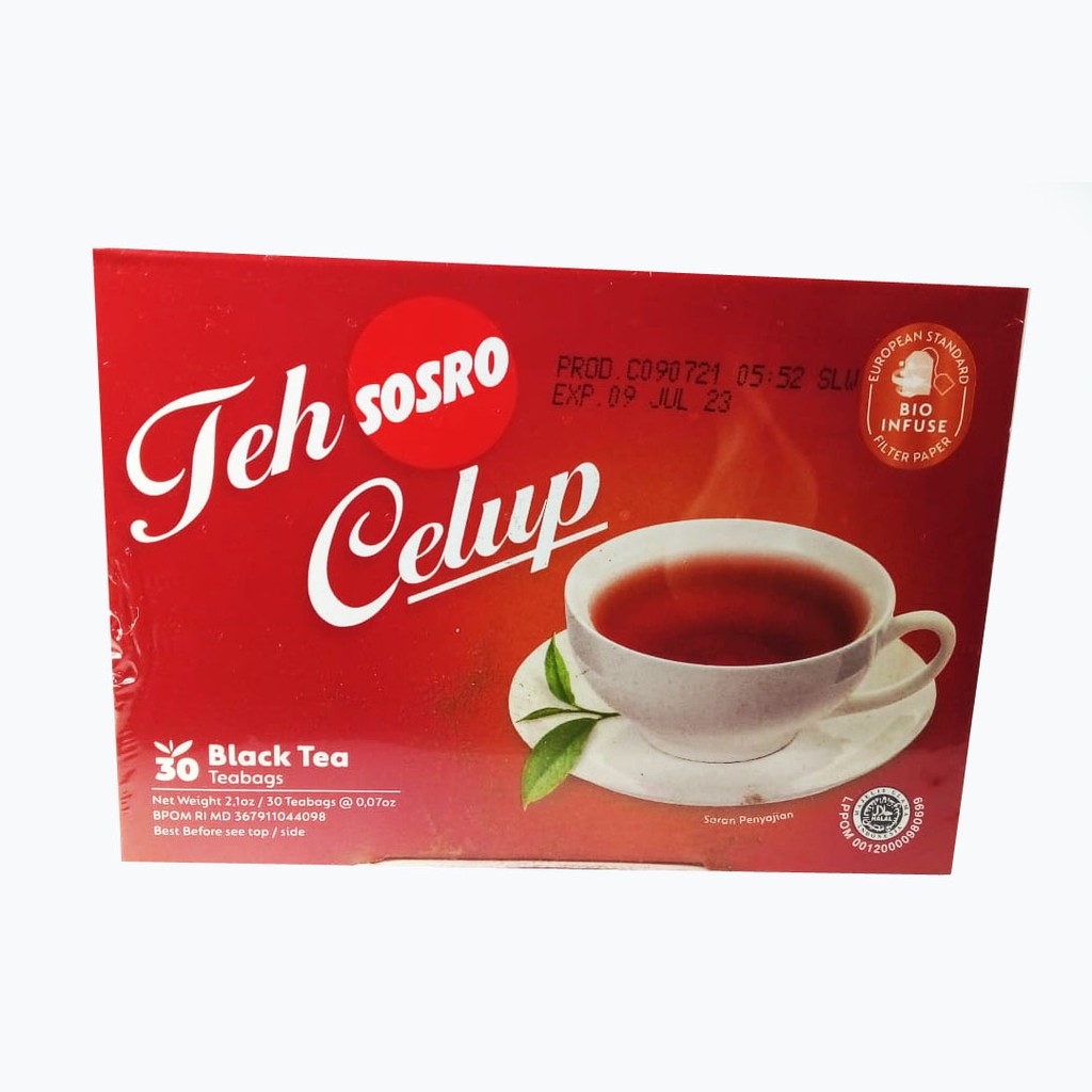 

SOSRO BLACK TEA 30 TEABAGS