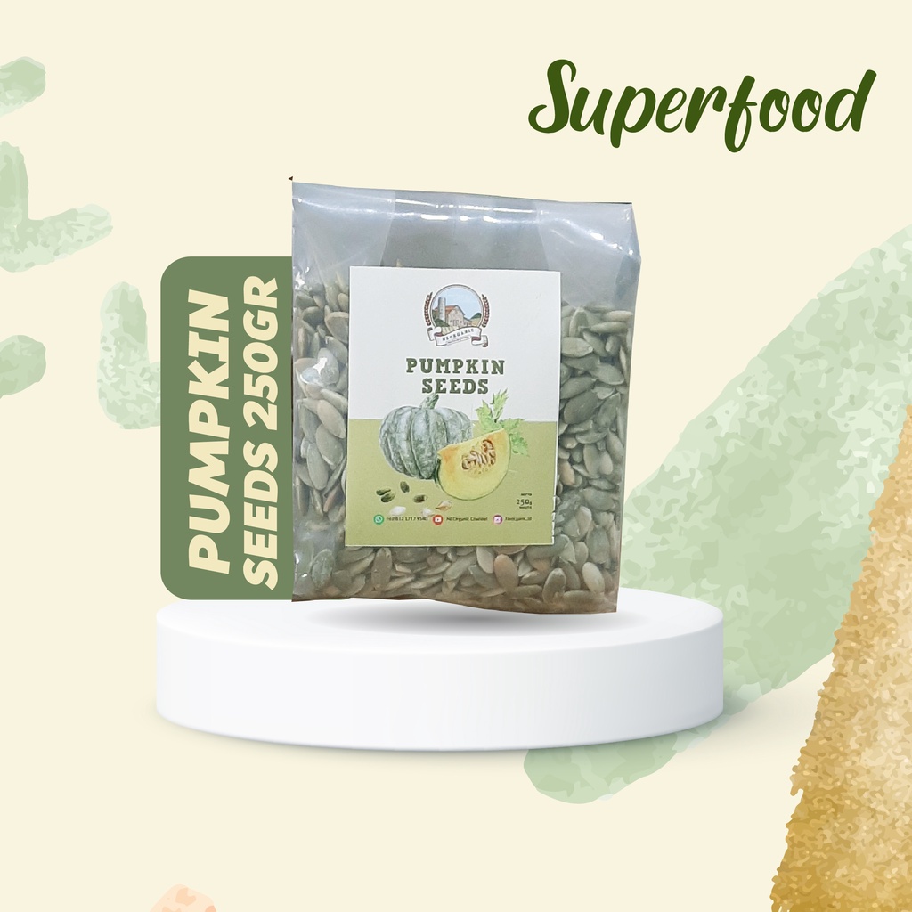 

Pumpkin Seed/ Biji Labu/ Pepita 250gr