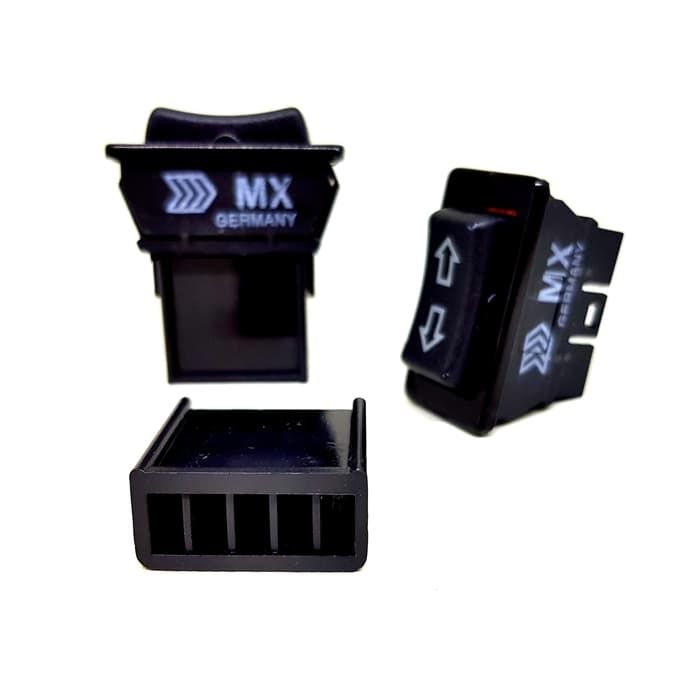 SAKLAR / SWITCH POWER WINDOW MX UNIVERSAL - LAMPU INDIKATOR