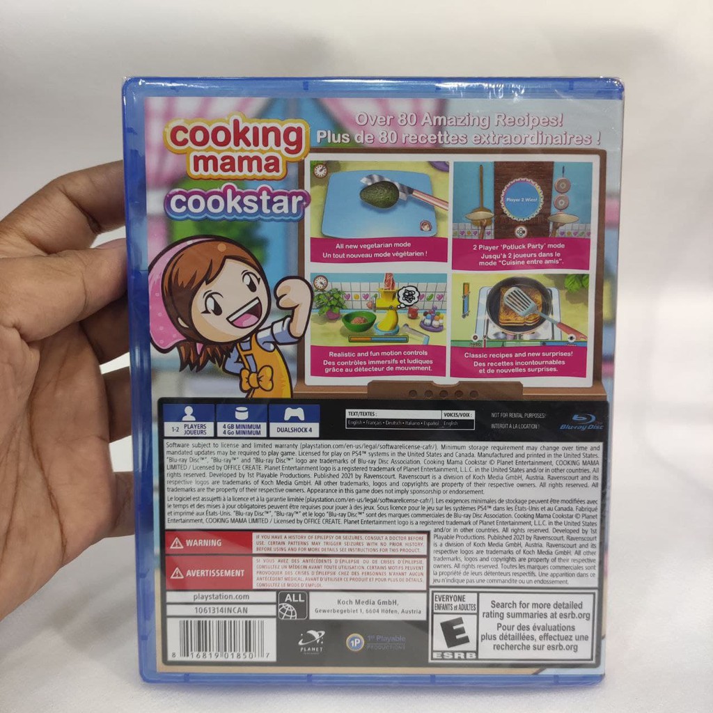 Cooking Mama Cookstar PS4 Game PS4