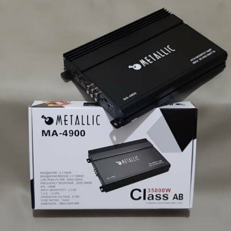 Power Audio mobil 4 channel METALIC METALLIC MA-4900