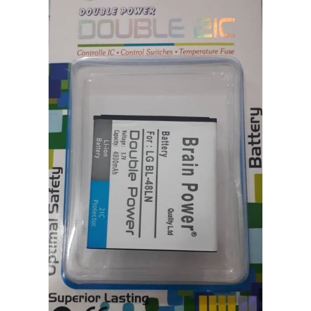 Battery Batere Batre Baterai Brain Power LG BL48LN BL-48LN P720 Optimus 3D Max Cube Elite SU870