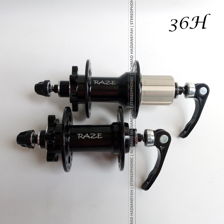 Hub Freehub RAZE 36 Hole Black - Hub RAZE Freehub JANGKRIK 4 Bearing
