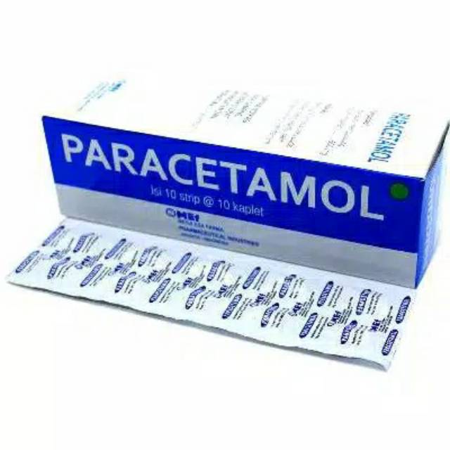 Paracetamol tablet 1 strip isi 10kaplet