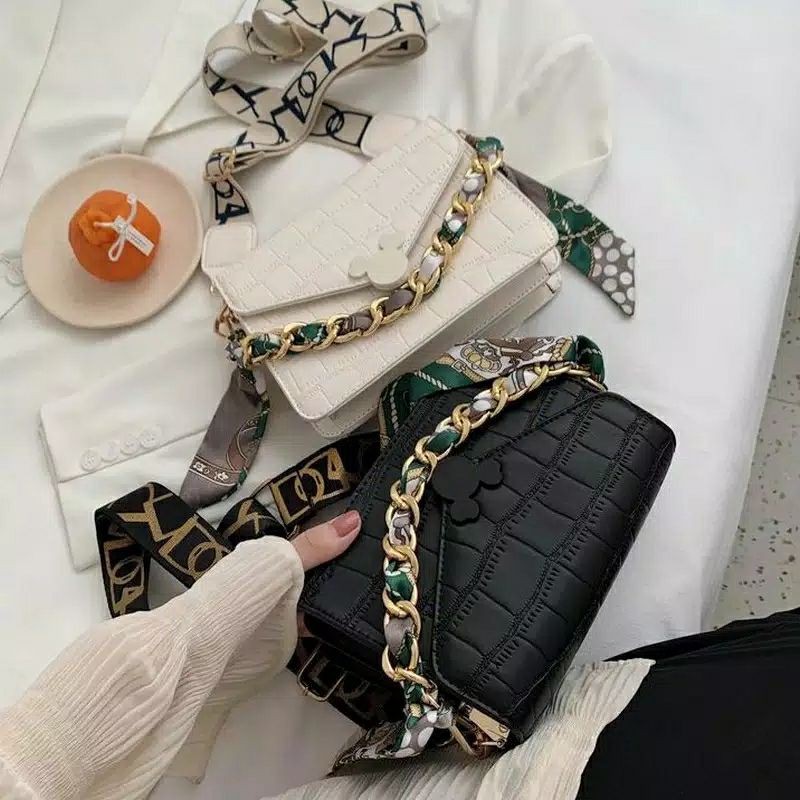 SALE Tas Selempang Wanita Croco / Tas Selempang Impor / Tas Batam Selempang