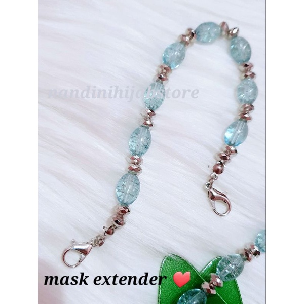 konektor masker hijab | konektor masker | mask extender | pengait masker mutiara | tali masker