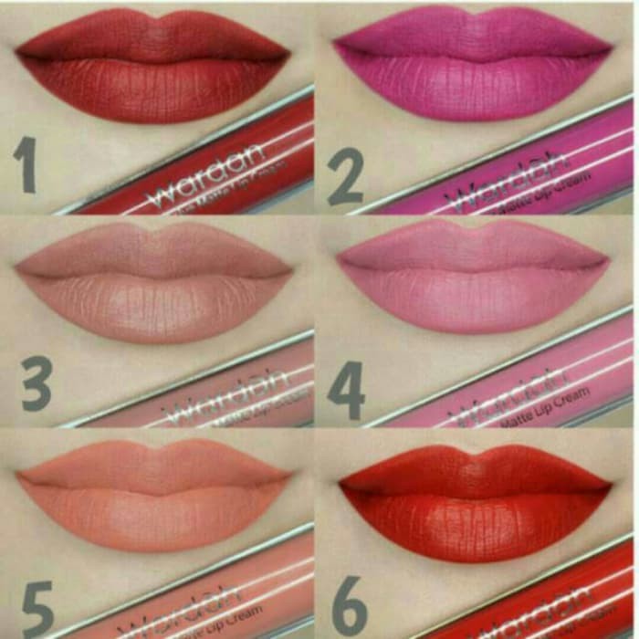 PR0MO WARDAH EXCLUSIVE MATTE LIP CREAM LIPCREAM WARDAH 18 WARNA murah