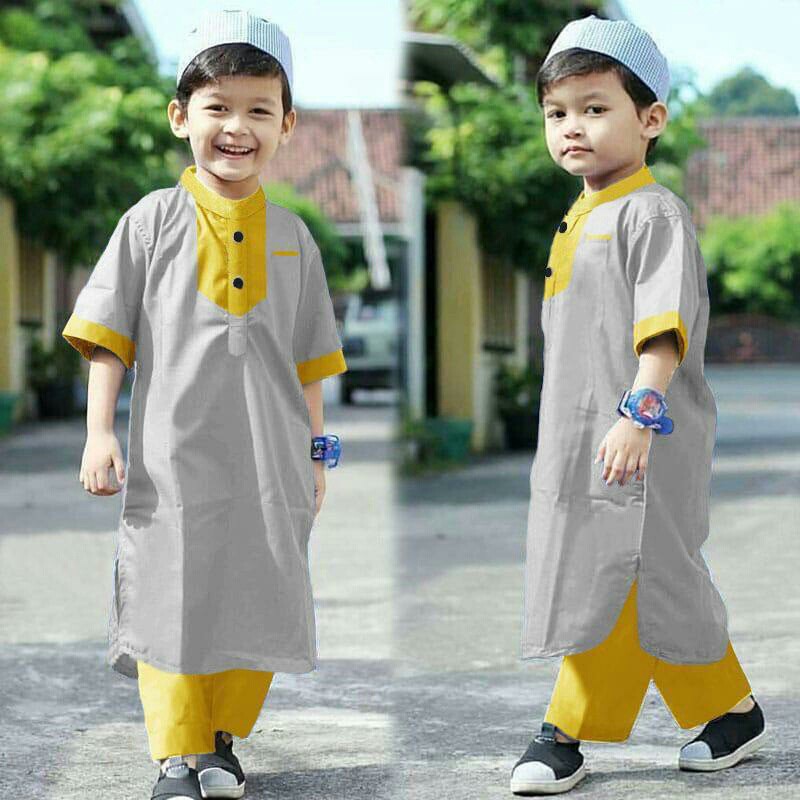 Setelan Ringgo - Pakaian Anak - Setelan Anak Laki-Laki Terbaru - Baju Koko Anak Cowok