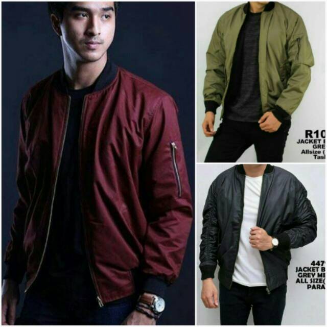 Jaket Bomber Parasut