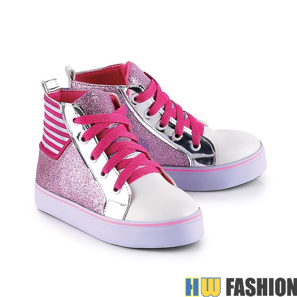 Infikids - KID 640 Sepatu Sekolah Anak Perempuan Pink Kom murah original cibaduyut