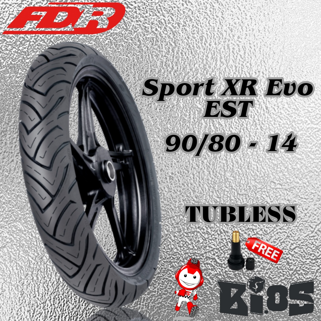 FDR SPORT XR EVO 90/80-14 TUBELESS MOTOR MATIC BEAT VARIO LEXY PCX