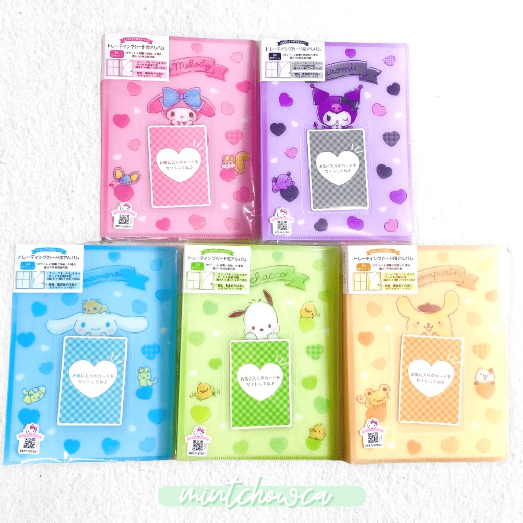 [READY STOCK] Sanrio Japan Collect Book 4p Kolbuk Album Foto Binder Photocard Card Pc Holder Kpop