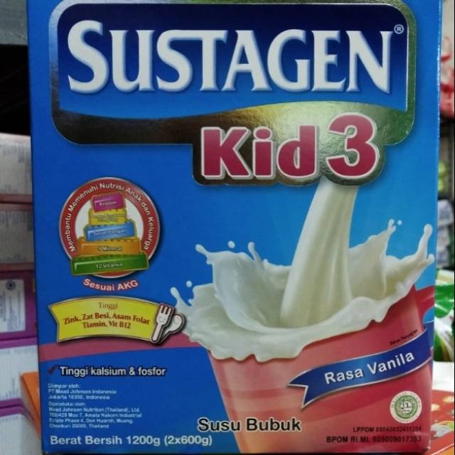 Sustagen kid 3 vanila 1200gr