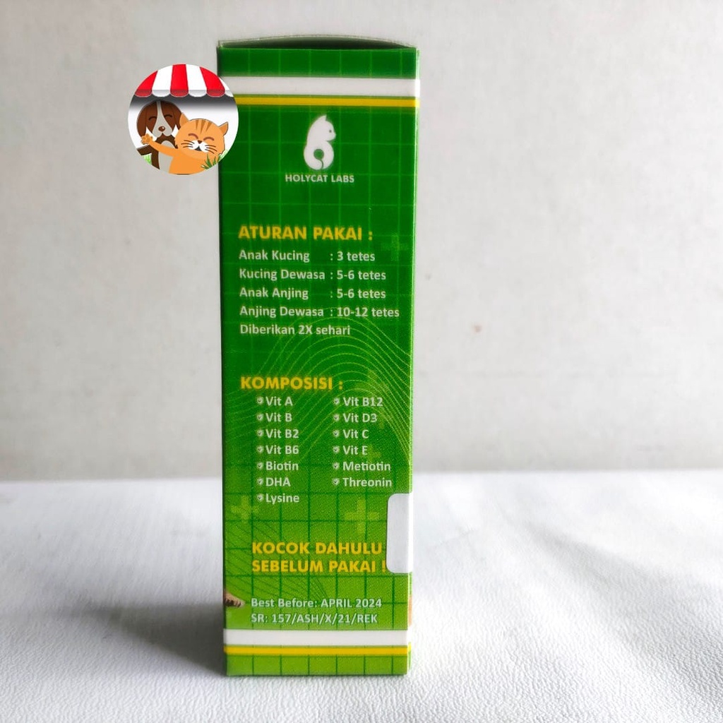 Immune Booster For Pets 20ml - Vitamin Peningkat Kekebalan Kucing Anjing