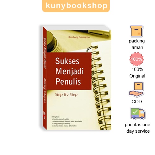 Jual Buku Sukses Menjadi Penulis Step By Step Bambang Suharjono ONCOR ...