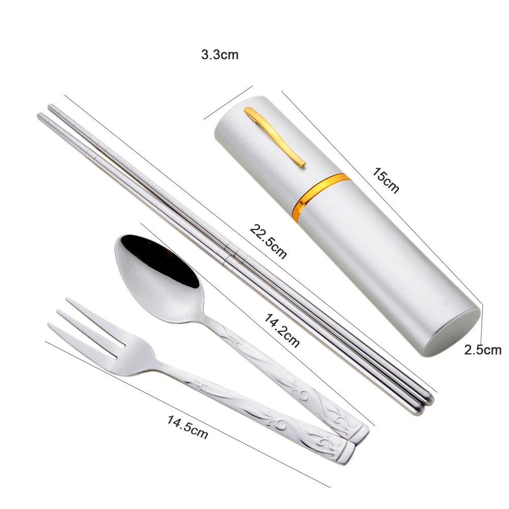 Preva Cutlery Set Portable Kitchenware Kit Camping Alat Makan Lipat