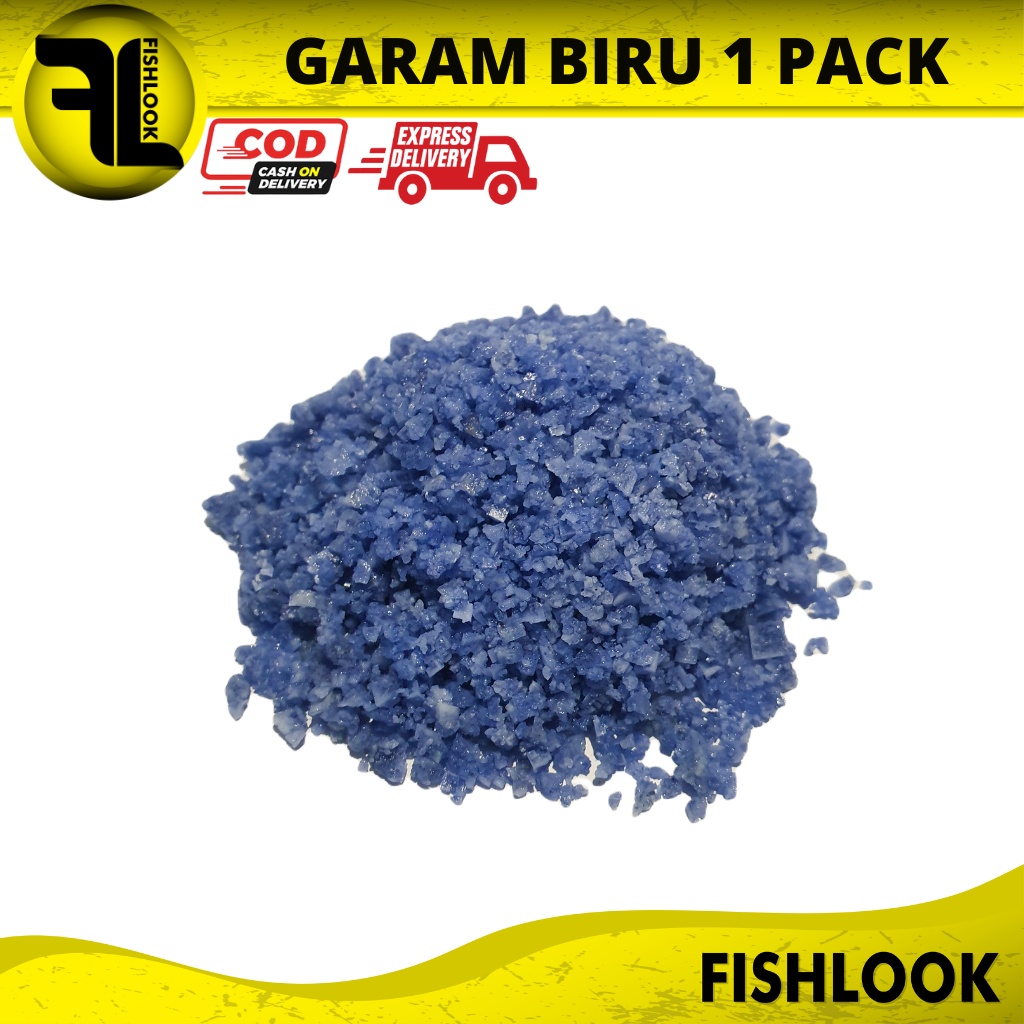 GARAM GAREM IKAN BIRU / BLUE SALT 500 GR AQUARIUM KOLAM AQUASCAPE