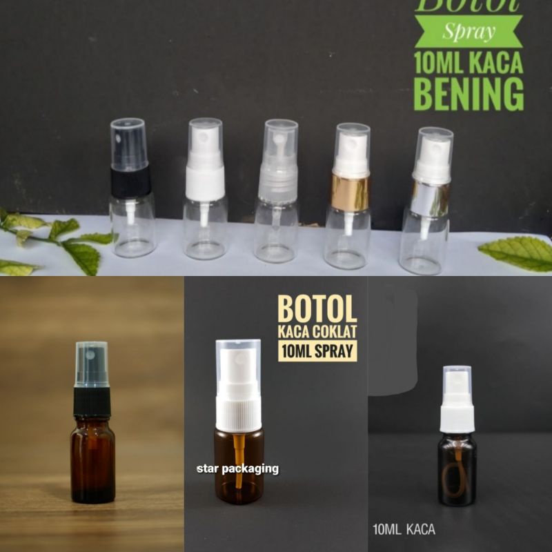 Botol Kaca 10ml Botol Kaca Spray 10ml Botol 10ml Botol Spray