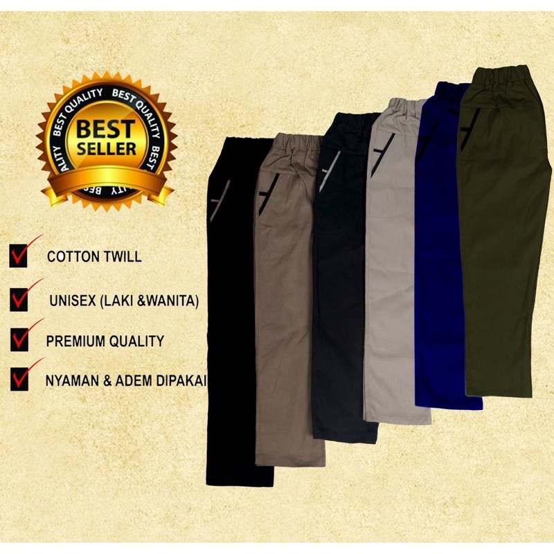 (BISA COD) Celana Chino Anak Panjang Original pieter.pieter Usia 1 - 13 Tahun Cewe Cowo UNISEX