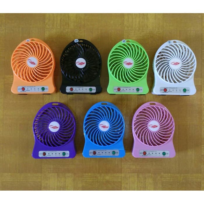 PS - Kipas Angin Mini Portable / Mini Fan USB Portable recharge