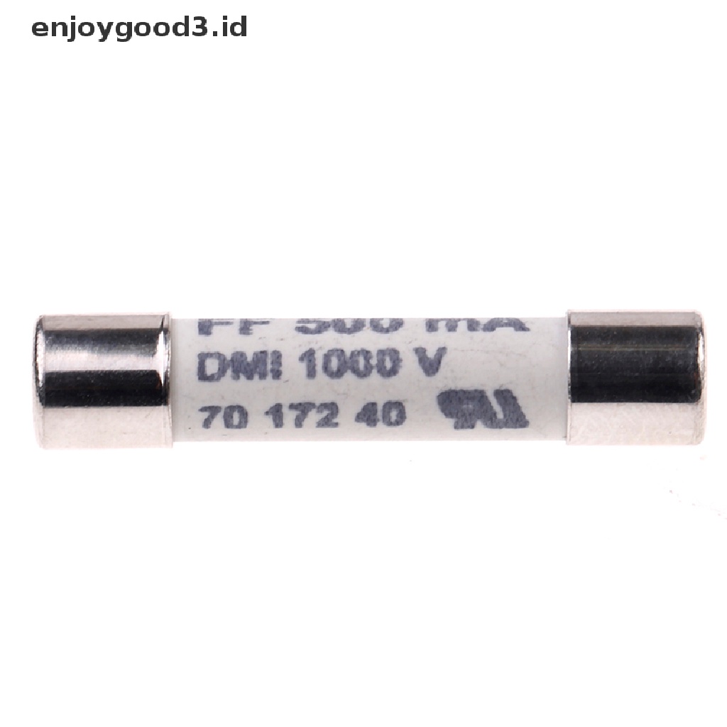 1pc Sekring Dmi Ff 0.5a 500ma 1000v 6.3x32mm Untuk Multimeter F15B F17B