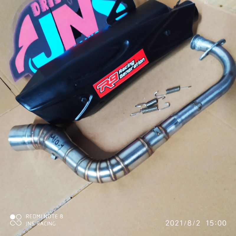 KNALPOT R9 MISANO ADV150 PCX LEXI AEROX NMAX BEAT FI STREET KARBU MIO SCOOPY FINO VARIO MIO GT SOUL 