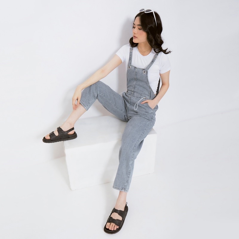 VIERLIN - Jumpsuit jeans 827