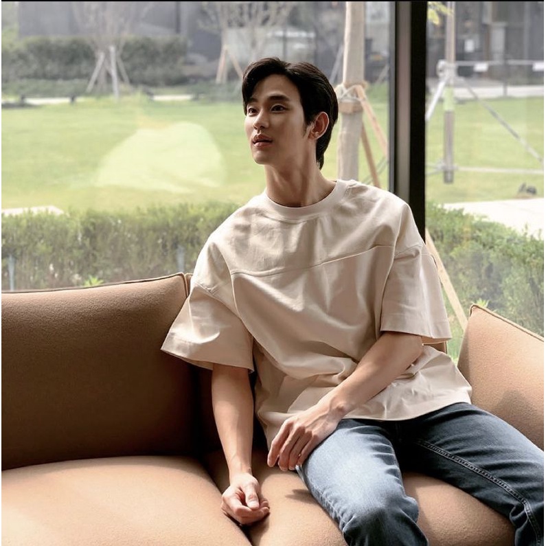 Kaos Oversized Korean T-Shirt Pria Oversize Korea