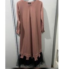 midi dress tutu/ gamis kondangan