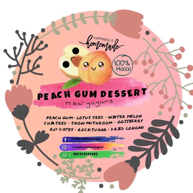 

Peach Gum Dessert Mbk Yuyun's