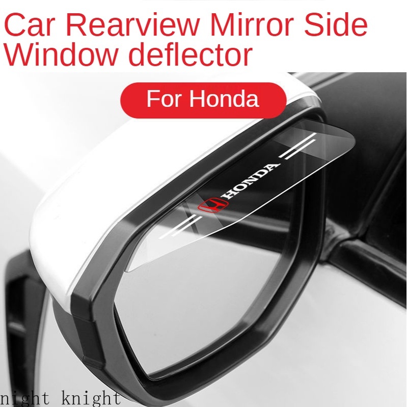 For HONDA Kaca Spion Samping Mobil Rain Visor Alis Terlihat Sun Shade Snow Guard Weather Shield Cover Auto Accessories