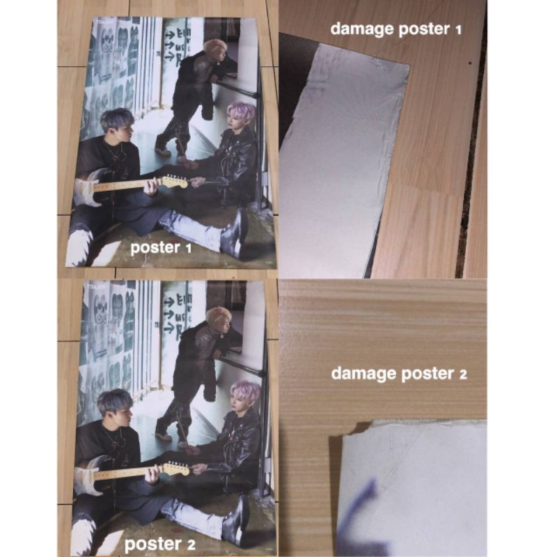 POSTER OFFICIAL SEVENTEEN HOSHI JUN VERNON 'TEEN AGE' ALBUM