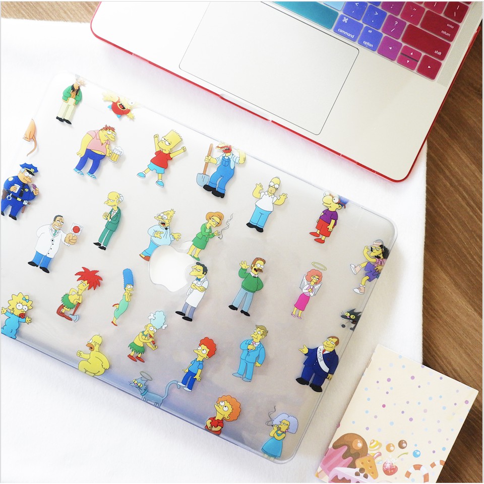 CUSTOM Case MACBOOK SIMPSON PEOPLE  DESIGN NEW AIR PRO RETINA 11 12 13 14 15 16 INCH NON /  WITH CD ROOM / TOUCHBAR / TOUCH ID / M1 2020 2021 2022