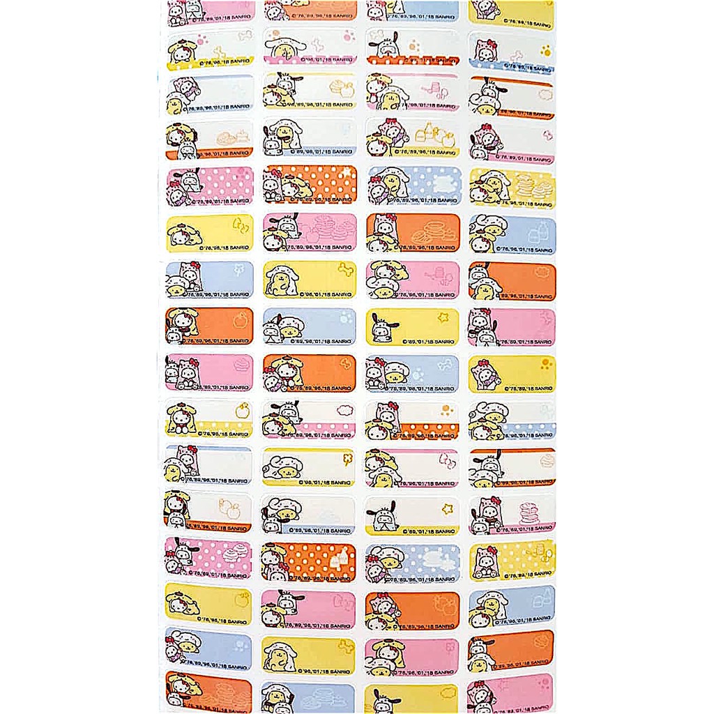 

Label nama anti air stiker waterproof Premium Purrin Ori