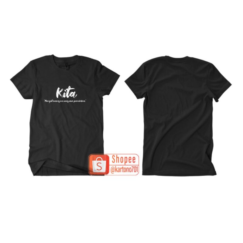 KAOS CUSTOM GAMBAR atau TULISAN SABLON DTF A4