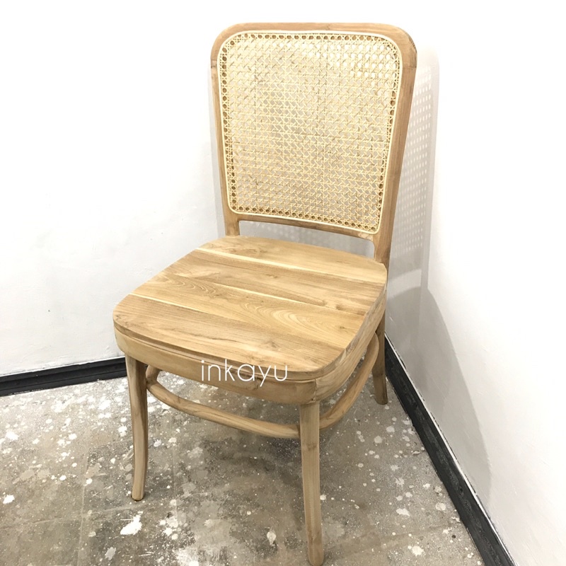 Kursi Makan Calvin Kayu Jati, Kursi Makan Minimalis Jati, Kursi Makan Kayu Jati, Kursi Makan Minimal