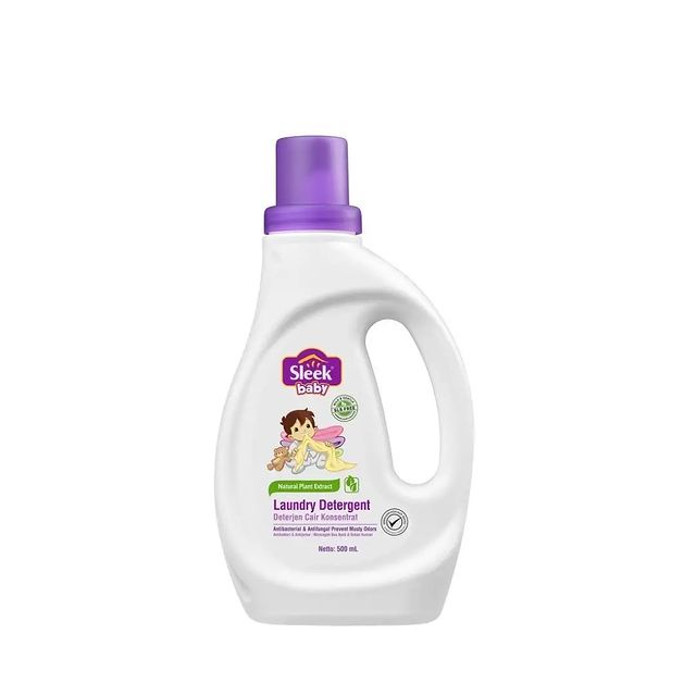 Sleek Laundry Detergent 500ml/Sabun Pencuci Baju Anak Bayi